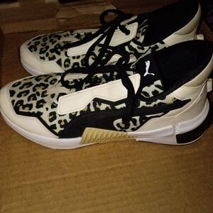 Puma Leopard Print Sneakers